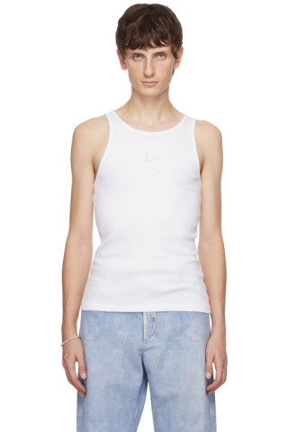 White Crystal Tank Top | SSENSE