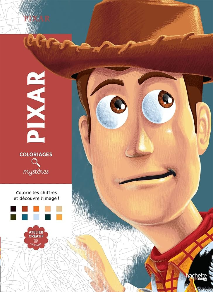 Pixar - 100 dessins à révéler [ Adult coloring book ] (French Edition) | Amazon (US)