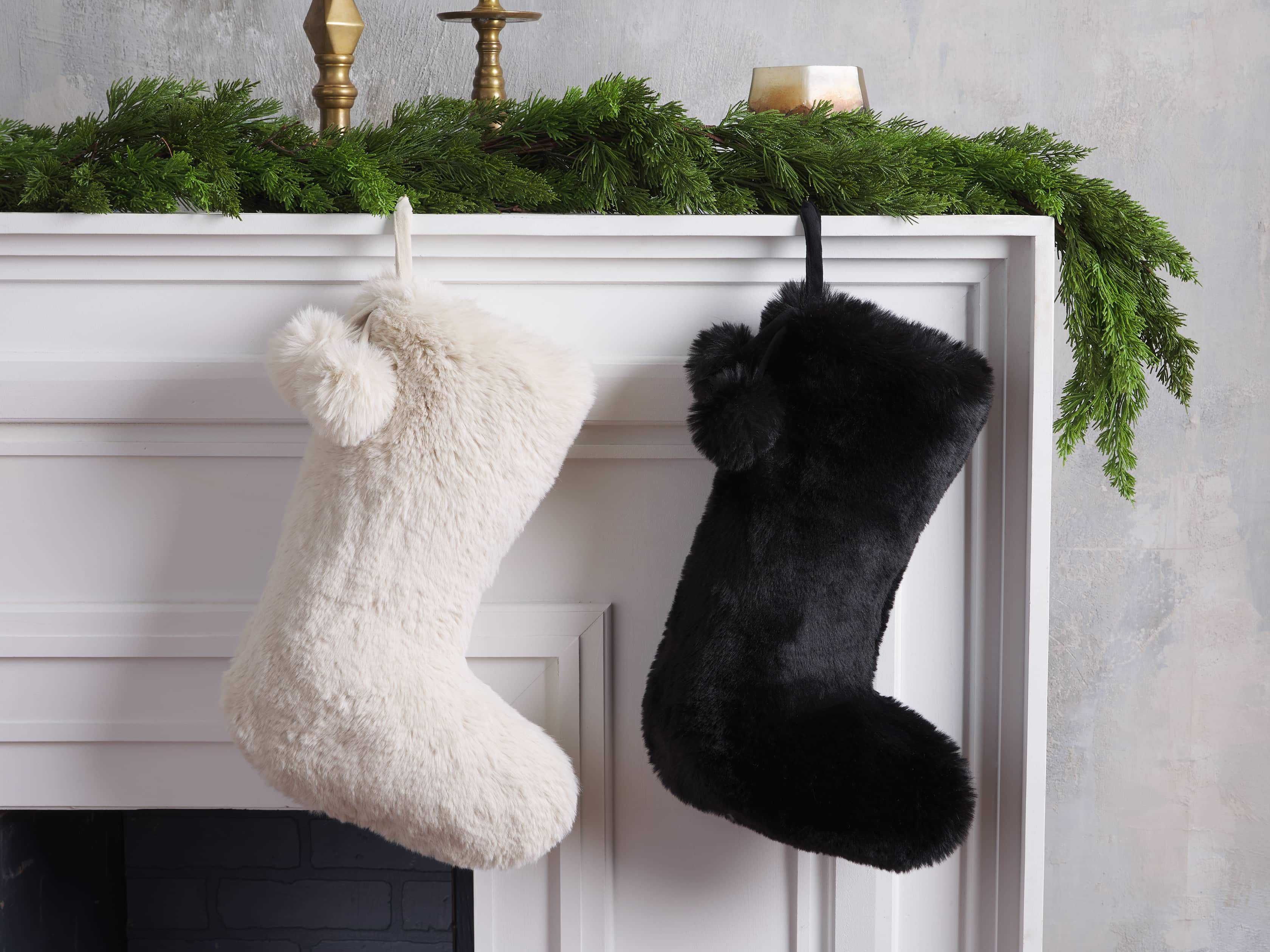 Faux Fur Rabbit Stocking | Arhaus