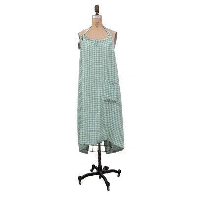 Gingham Woven Linen & Cotton Apron | Wayfair North America