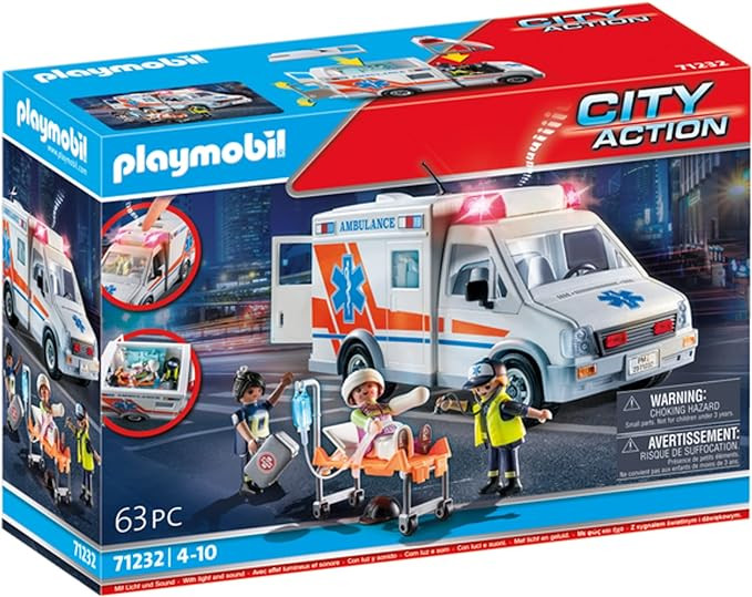 Playmobil Ambulance with Accessories and 3 Figures | Amazon (US)