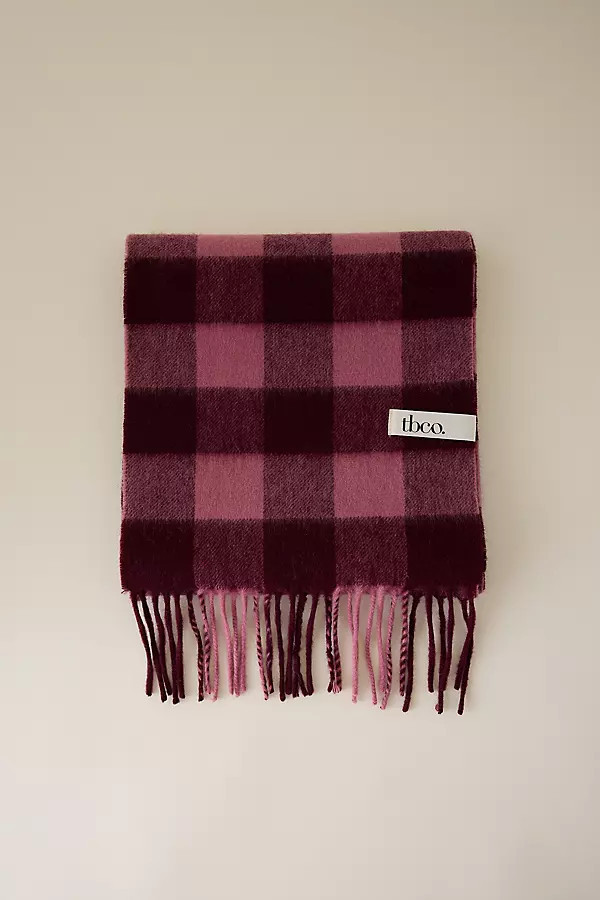 TBCo Skinny Gingham Scarf | Anthropologie (UK)