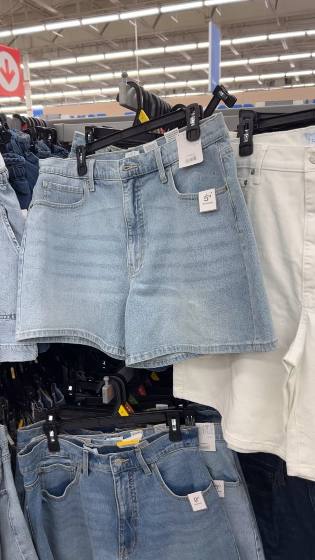 Restocked! The most wanted shorts of the summer! No distressing, high rise, moderate stretch, 5” inseam. Fit true to size. #walmartfashion