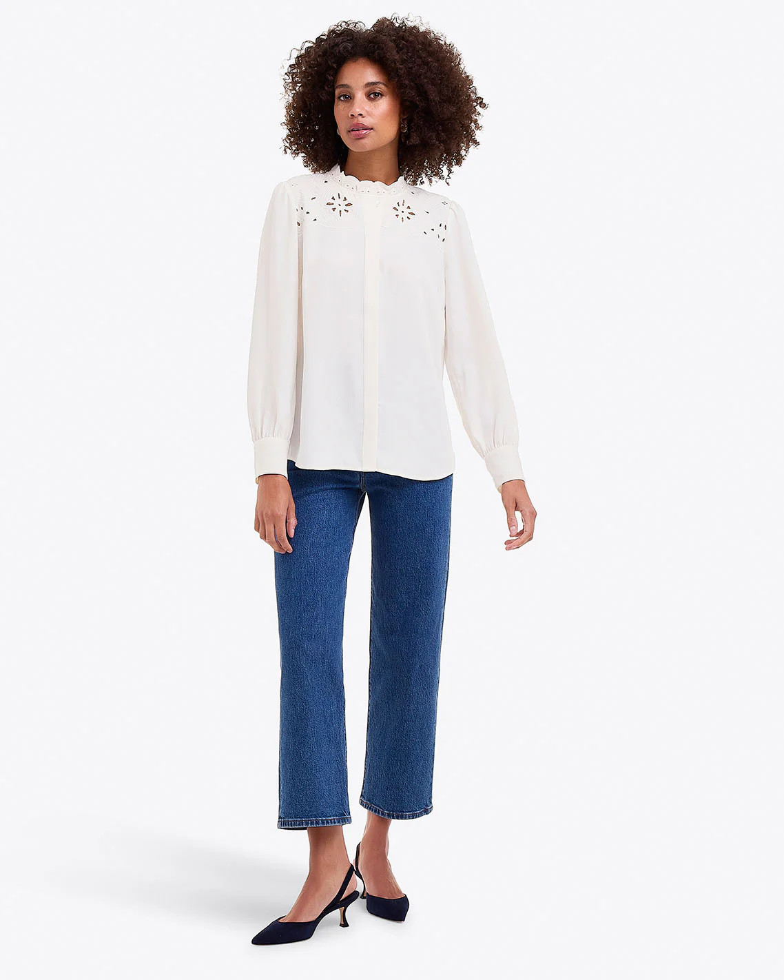 Covered Placket Button Down | Draper James (US)