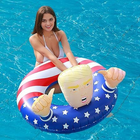 MENGDUO Novel Summer Swimming Ring for Kids Adults, Funny Inflatable Floating Row | Amazon (US)