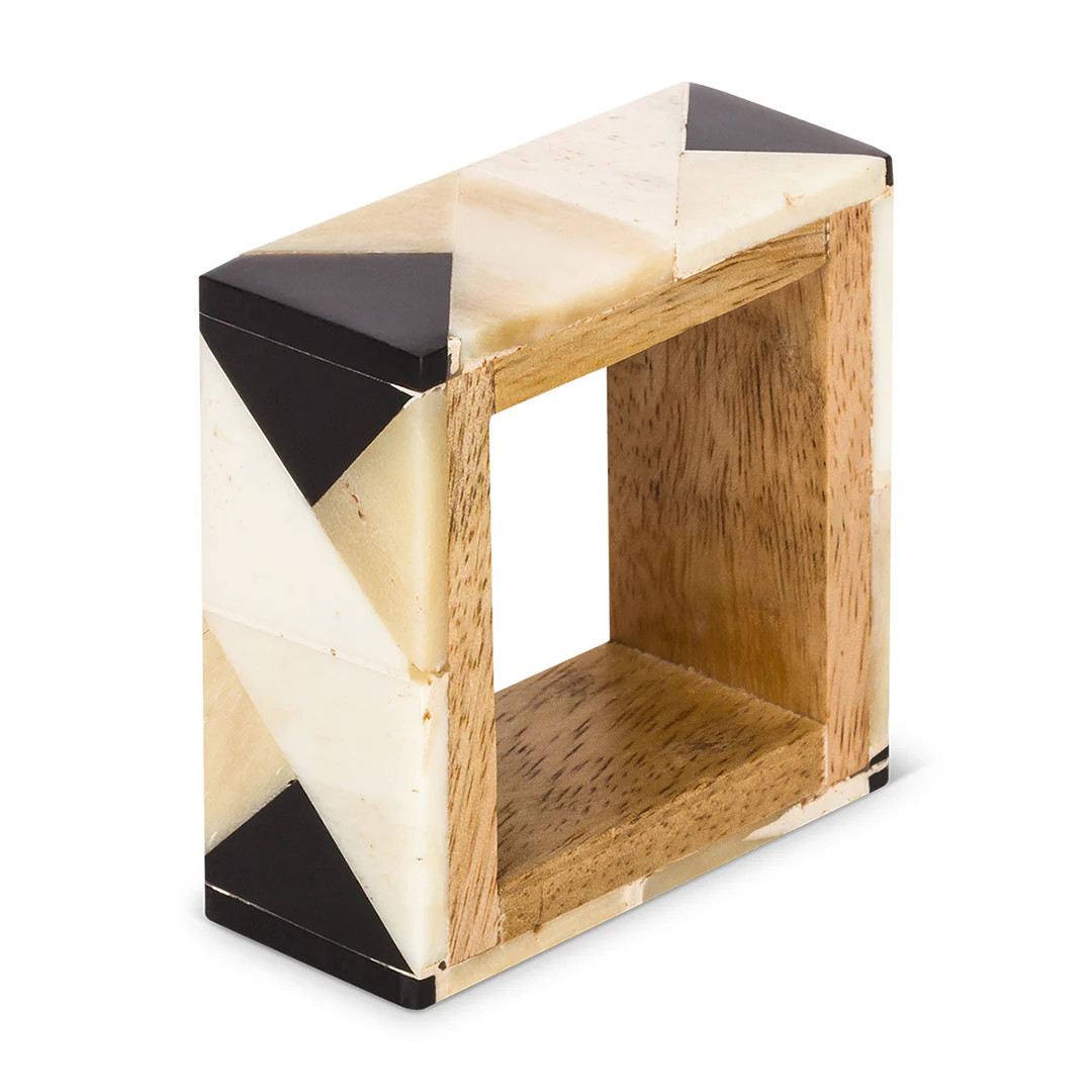 Graphic Bone Napkin Ring | Fete Home LLC