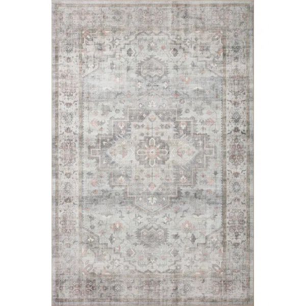 Jujhar Oriental Dove/Blush Area Rug | Wayfair North America