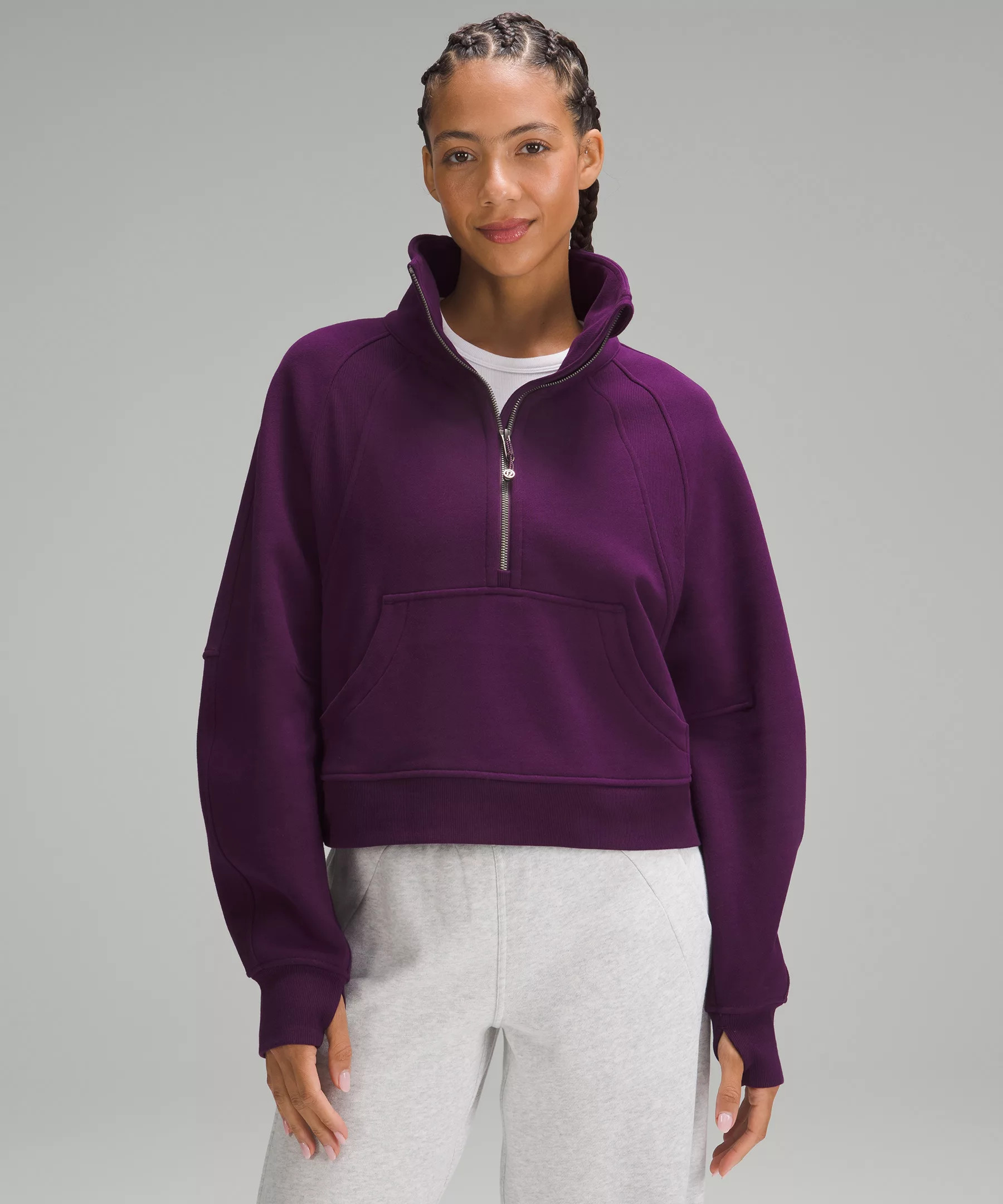 Scuba Oversized Funnel-Neck Half Zip | Women's Hoodies & Sweatshirts | lululemon | Lululemon (US)