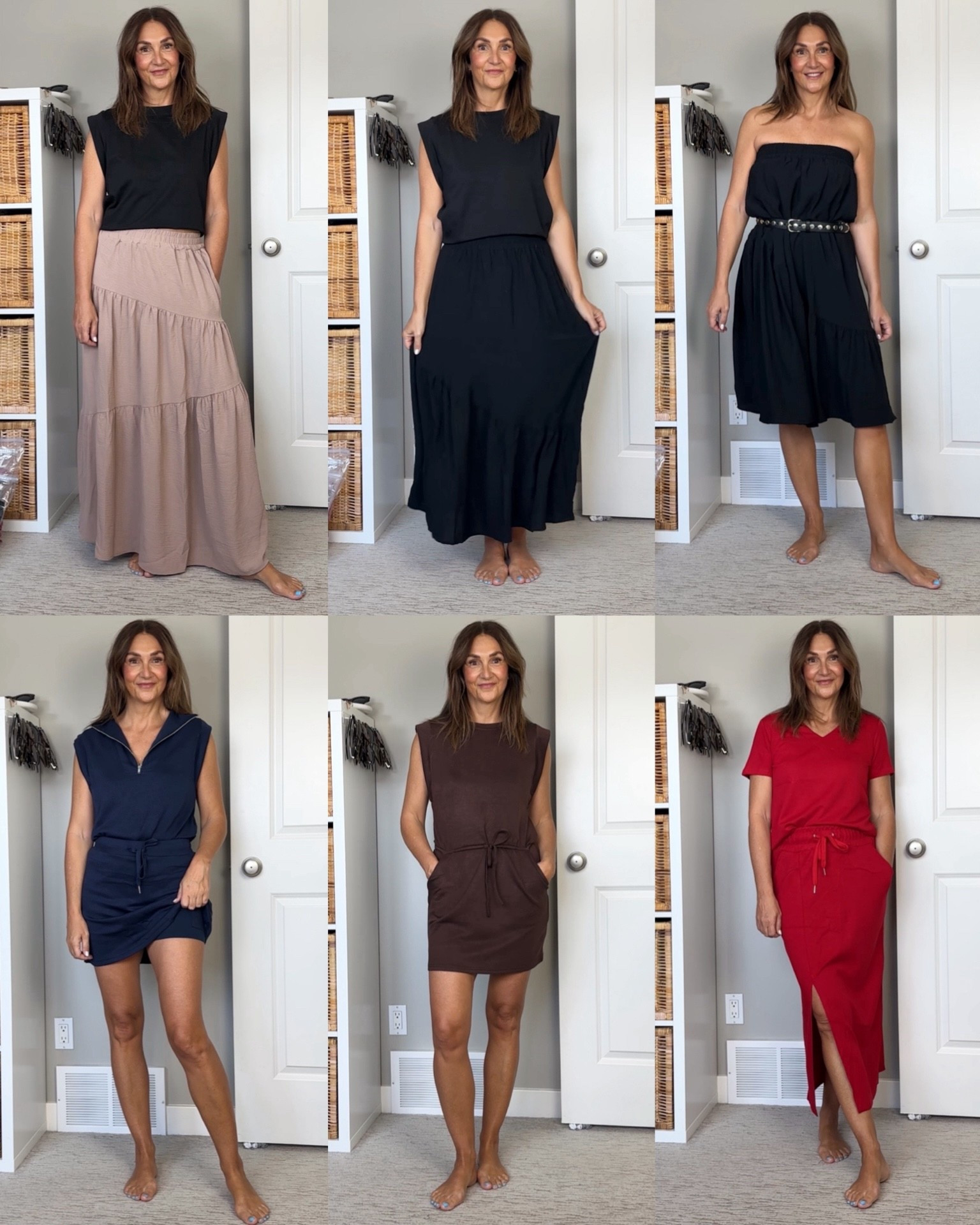 New from one of my fave Amazon brands!
I’m 5’ 7” size 4ish and I’m wearing size S in all items.
The fit is great and the material soft and stretchy. I got a few items last summer and they have held up great, the midi skirt I’m wearing at the beginning is a fave for road trips, it’s so comfortable and doesn’t wrinkle easily!


#LTKootd #LTKSeasonal #LTKOver40