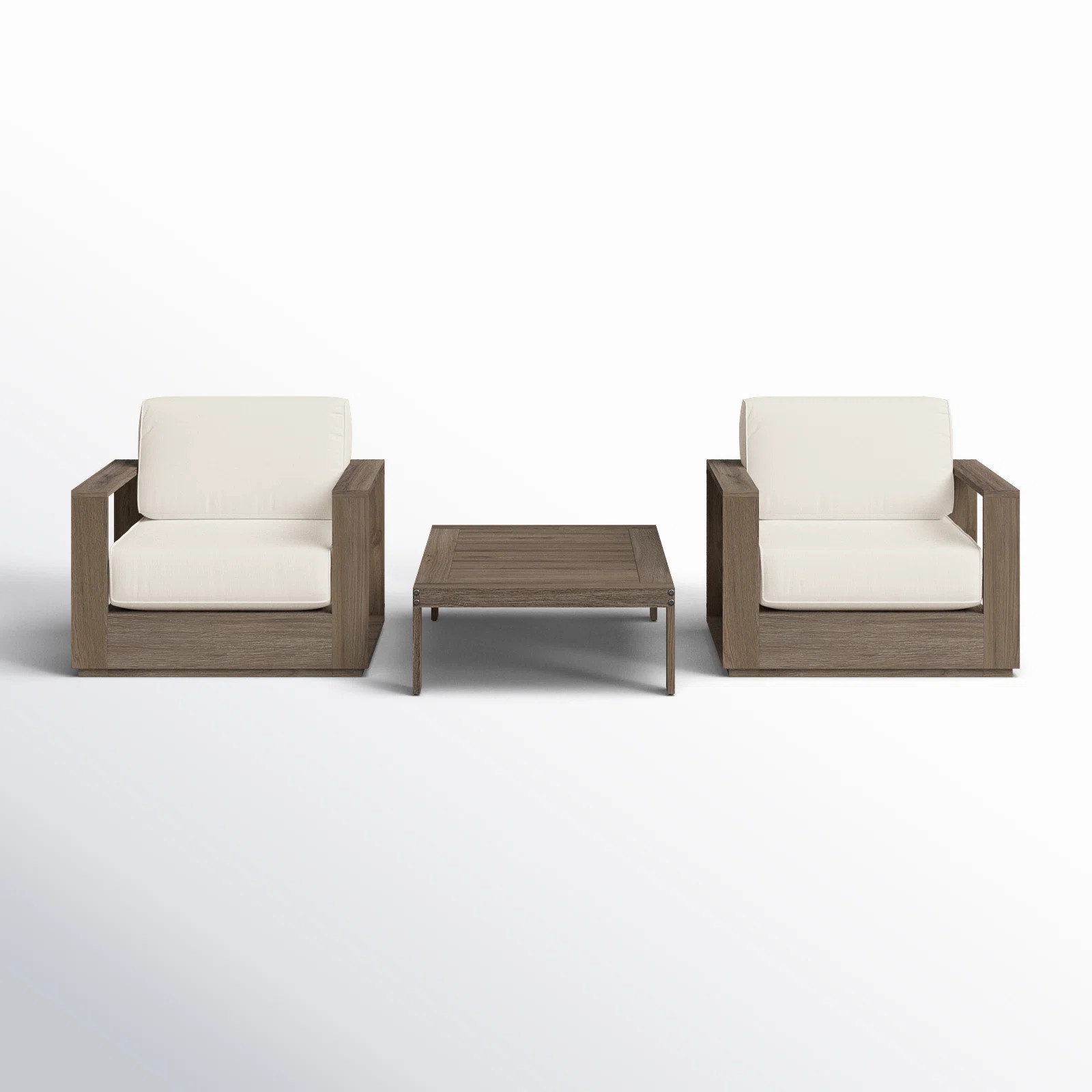 Hilde 2 - Person Outdoor Seating Group with Cushions | Wayfair North America