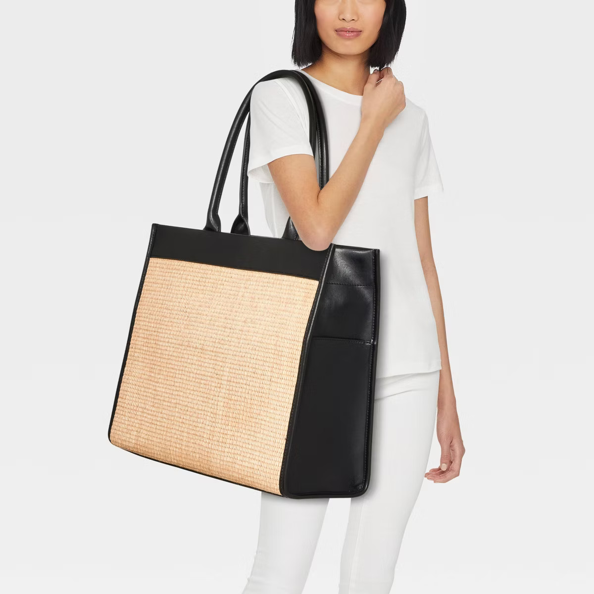 Large Boxy Tote Handbag - A New Day™ | Target