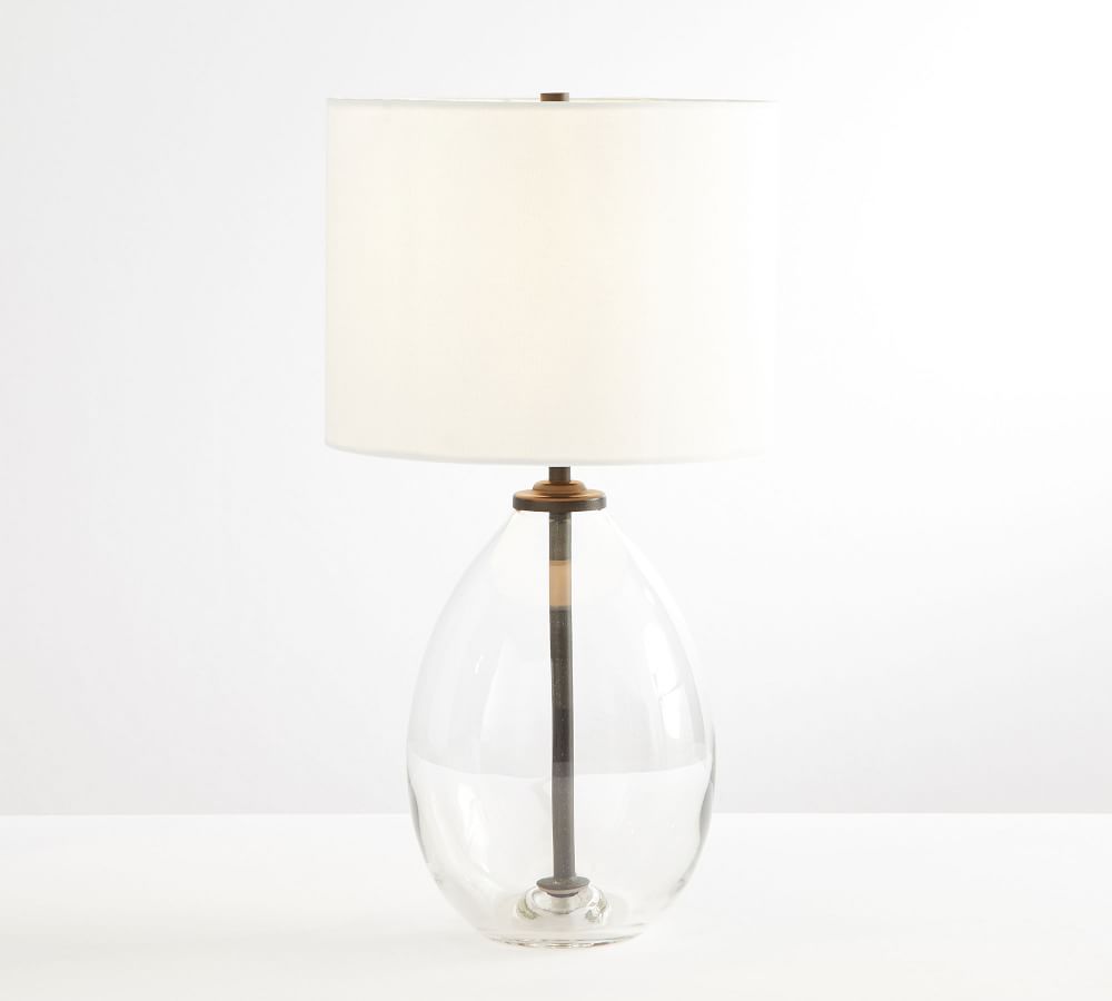 Bennett Recycled Glass Table Lamp | Pottery Barn (US)