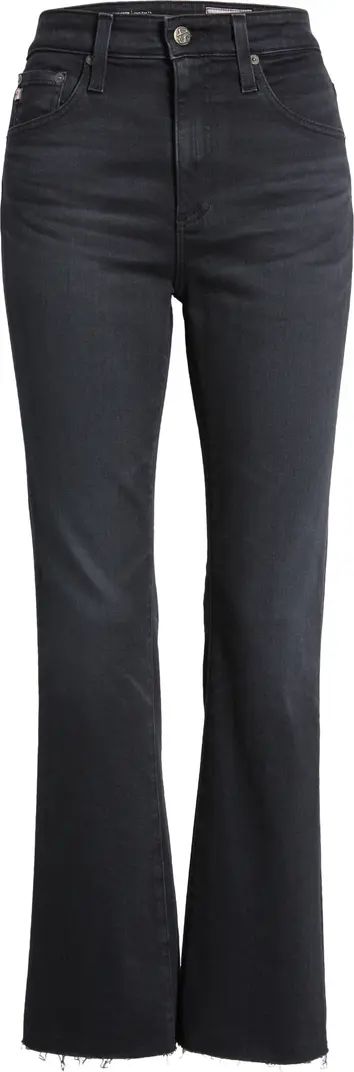 AG Farrah Raw Hem High Waist Crop Bootcut Jeans | Nordstrom | Nordstrom