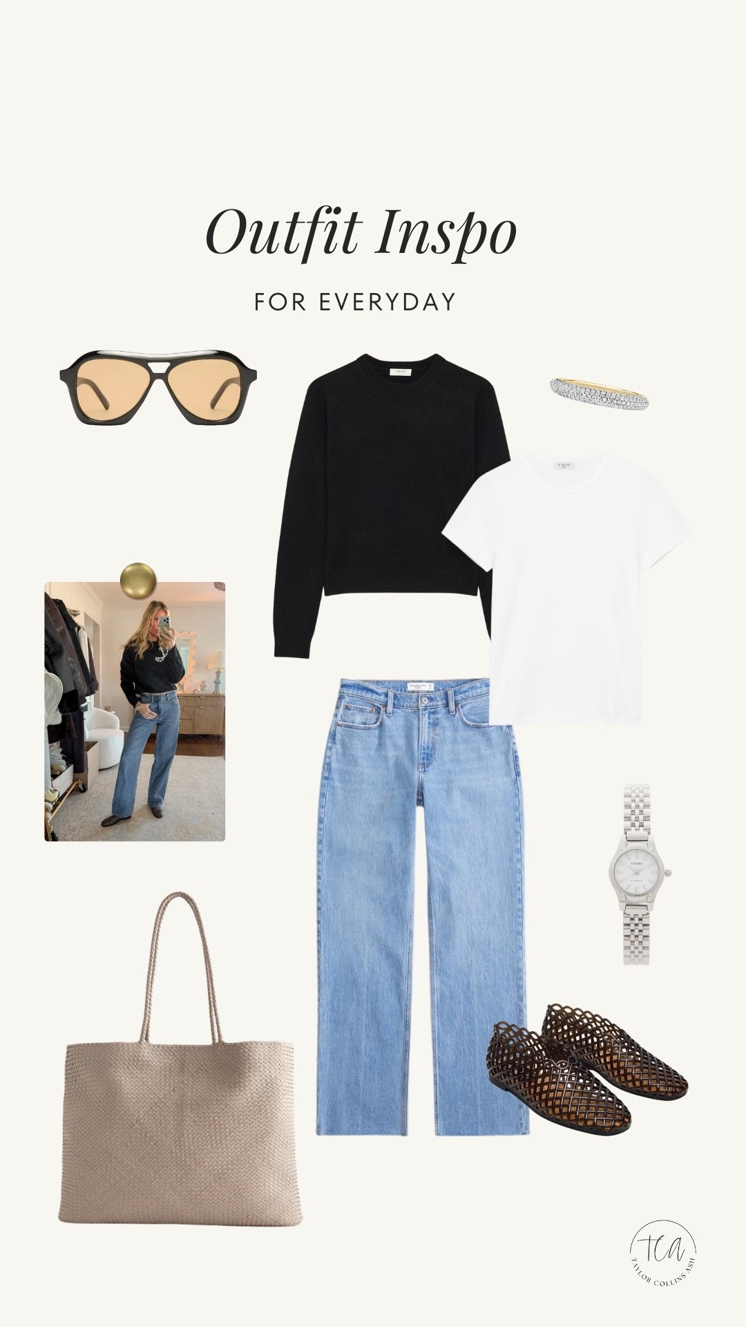 Everyday casual outfit for spring transition 

#LTKootd #LTKSeasonal #LTKdayinmylife