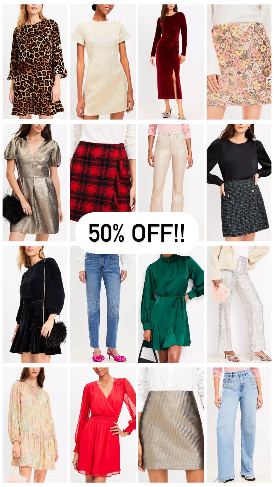 Loft new arrivals all 50% off!!

#LTKHoliday #LTKFindsUnder50 #LTKSaleAlert