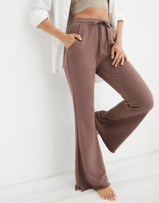 Aerie Weekend Kick-It High Waisted Flare Pant | American Eagle Outfitters (US & CA)