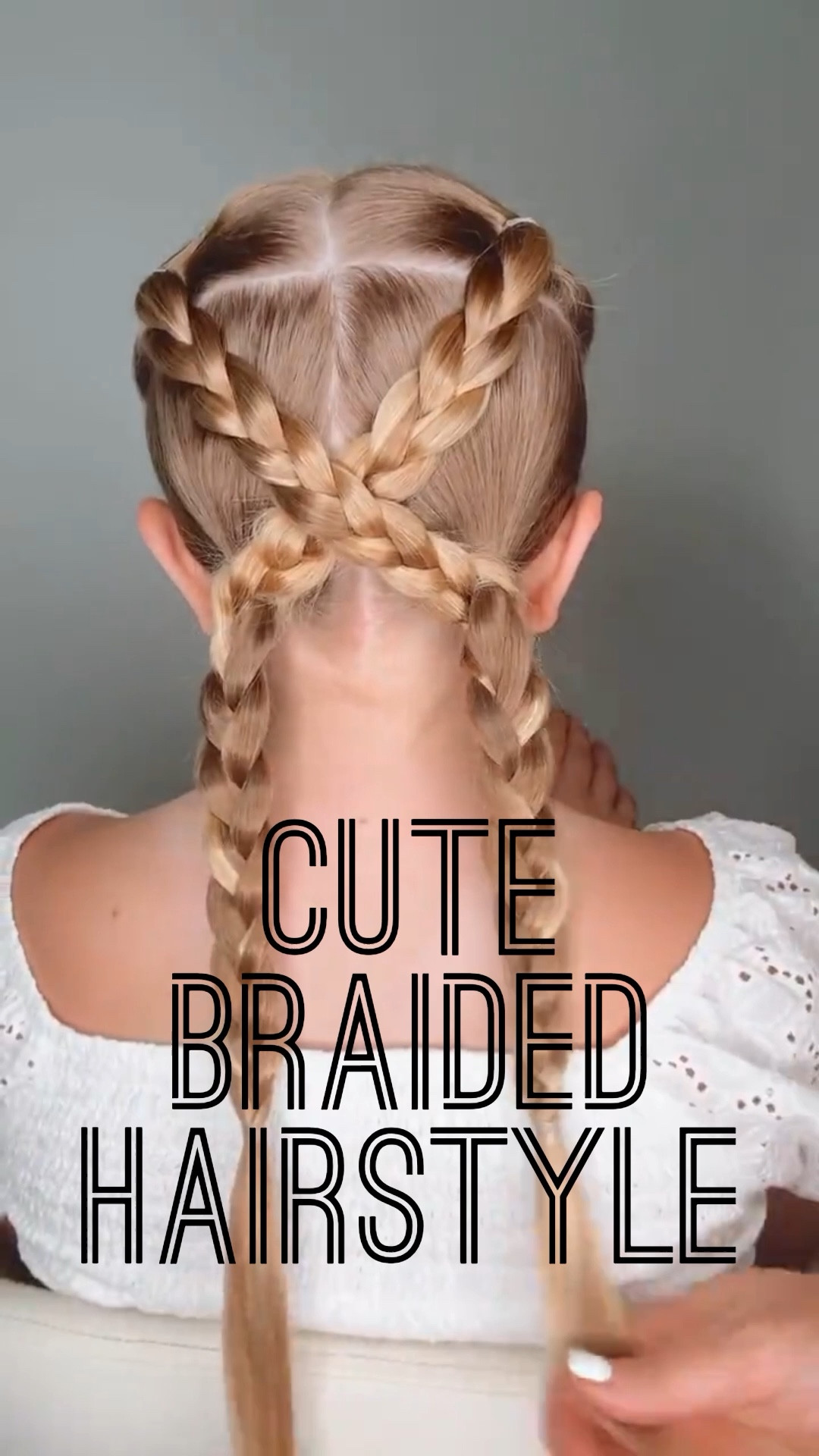 CUTE BRAIDED HAIRSTYLE 🩷 I love this cute and pretty braid hairstyle for my daughter! I’m sharing my favorite hair products we like to use, too! Make sure you save and follow us for daily hairstyles. 

#LTKBeauty