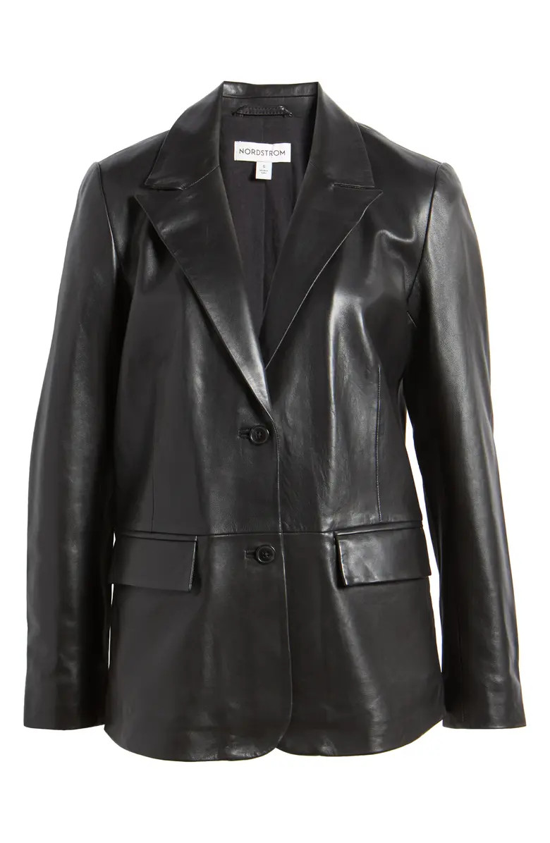 Leather Blazer | Nordstrom