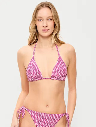 Triangle String Bikini Swim Top | Old Navy (US)