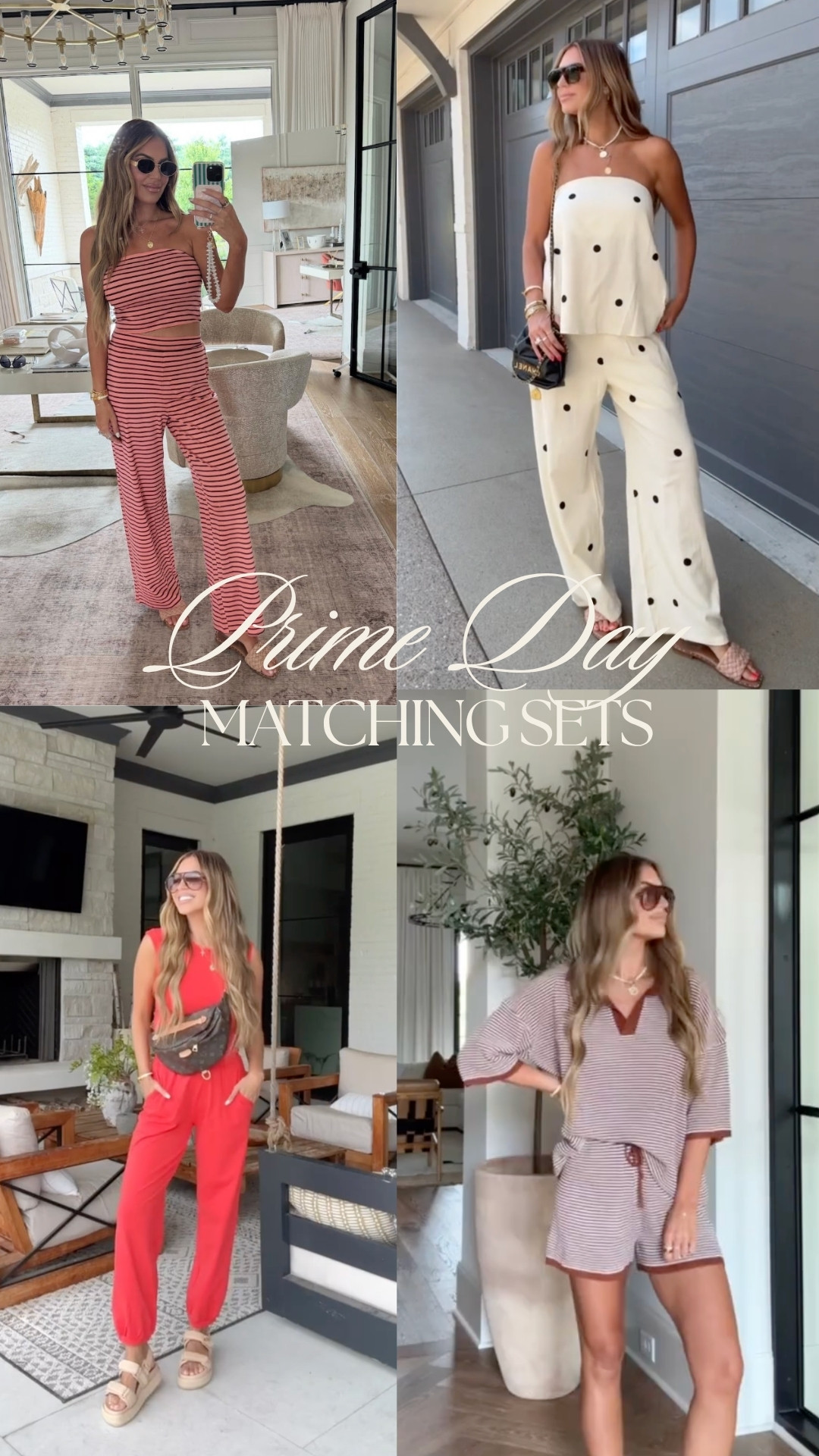 the best matching sets on sale for prime day 🛒 I'm wearing a small in all of these! 

 #LTKSaleAlert