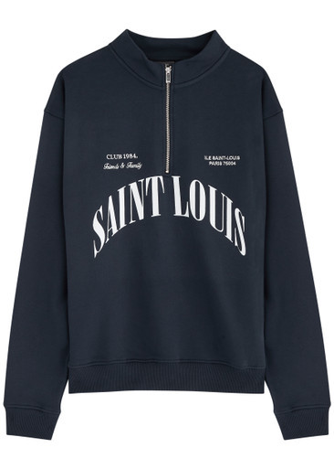 Saint Louis half-zip cotton sweatshirt | Harvey Nichols
