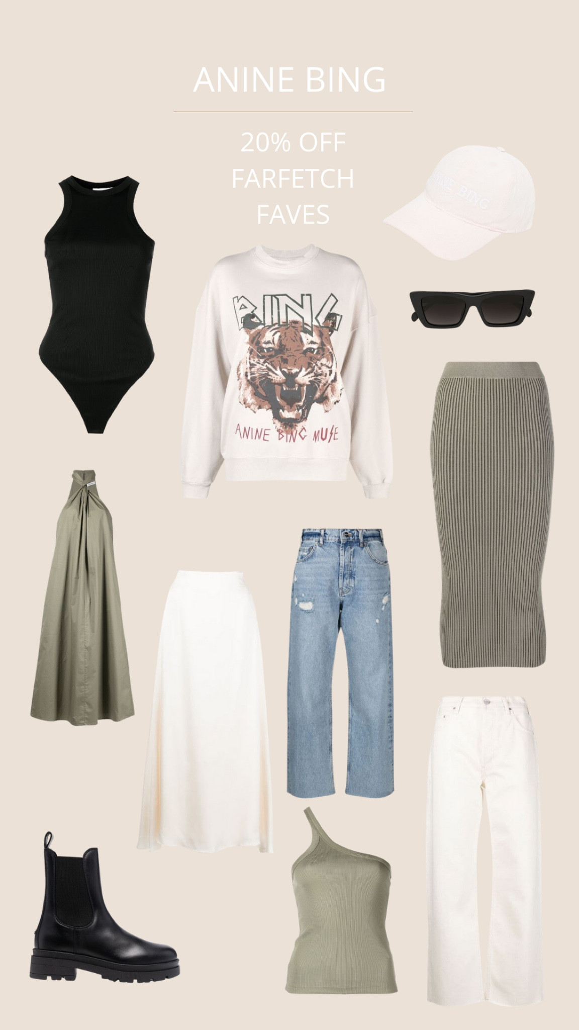Anine Bing has 20% off on selected items at Farfetch 🫶🏼

Thought I’d show you my favourites, some perfect timeless staples on there, worth checking out ☁️


#LTKsalealert #LTKSale #LTKstyletip