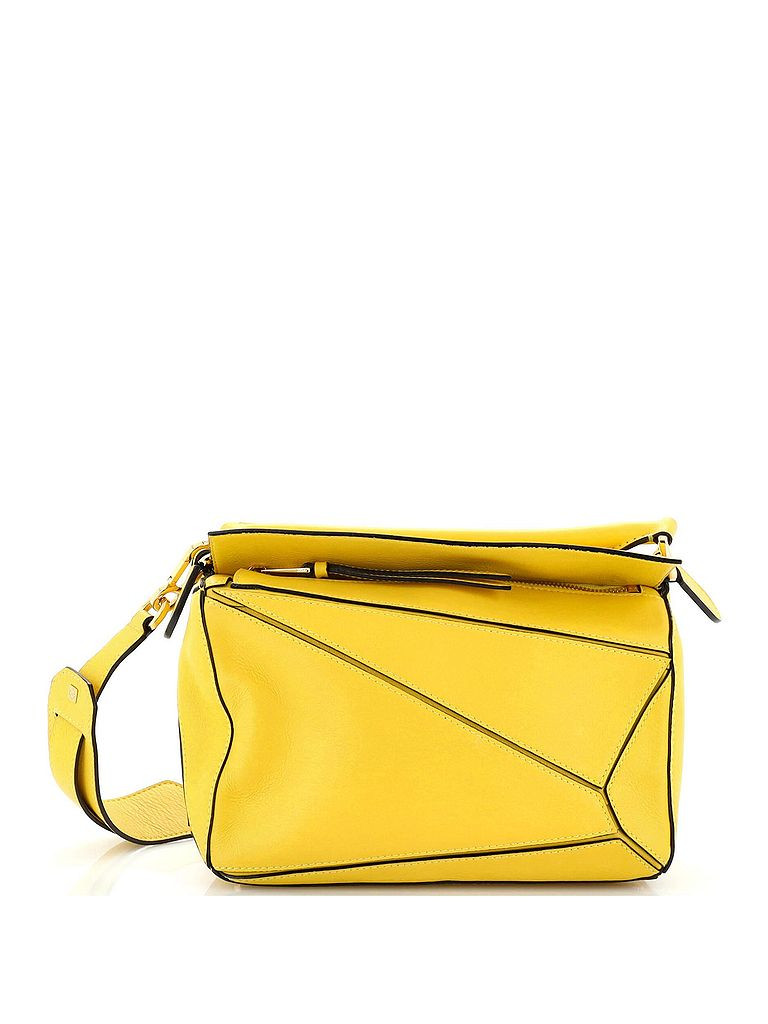 Loewe Leather Shoulder Bag: Yellow Bags | ThredUp