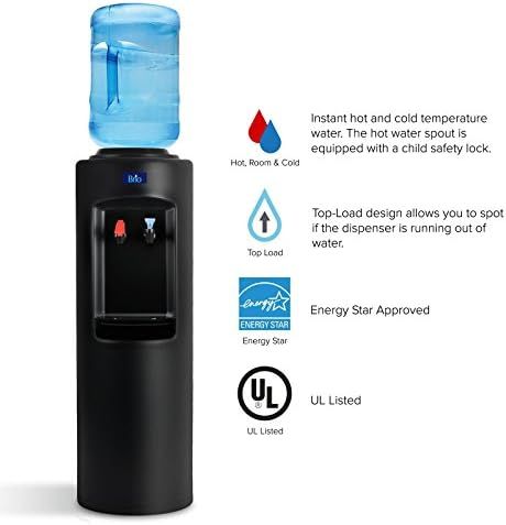 Brio CL520 Commercial Grade Hot and Cold Top Load Water Dispenser Cooler - Essential Series | Amazon (US)