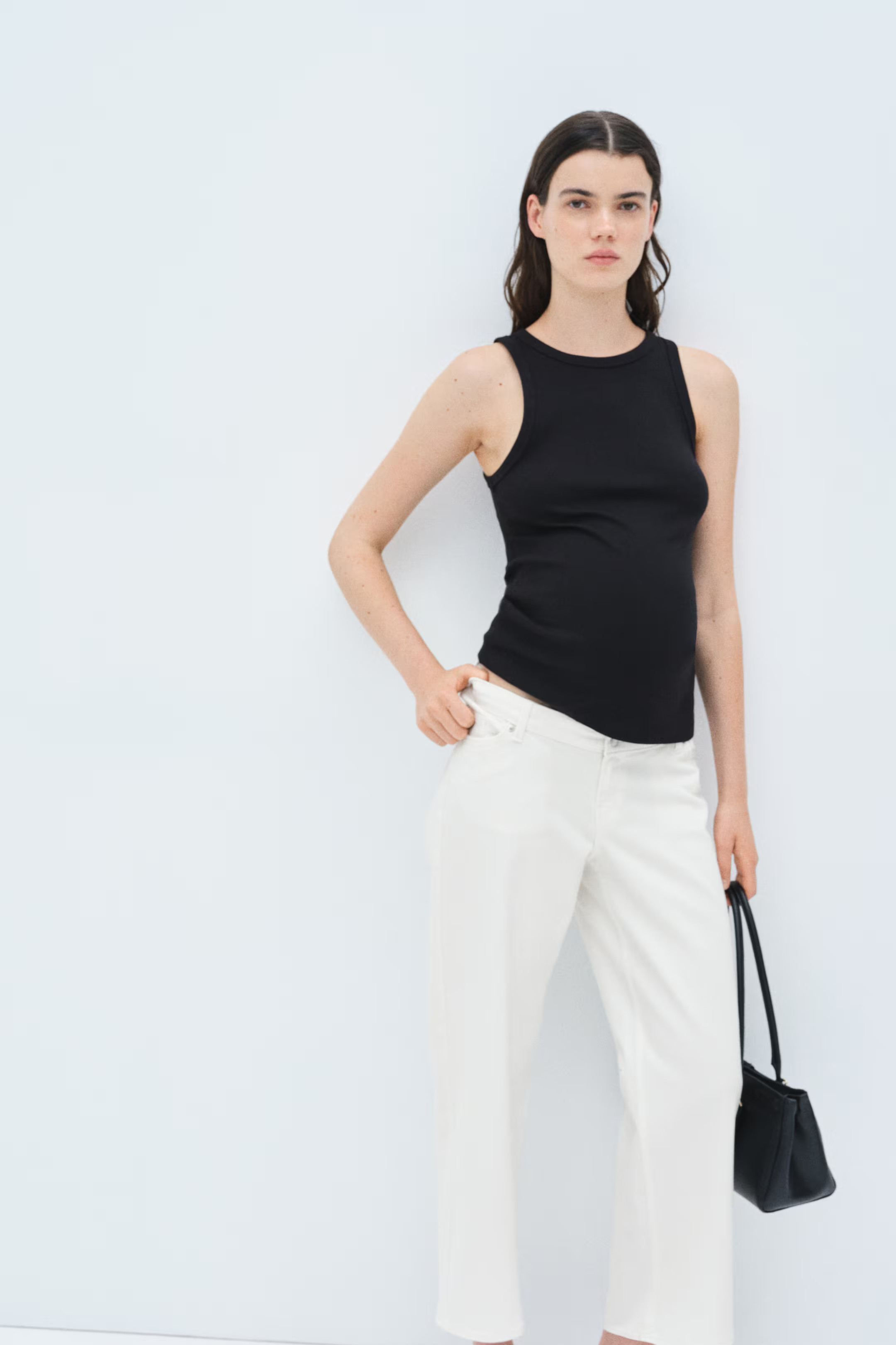 MAMA Before & After Straight Low Ankle Jeans | H&M (US + CA)