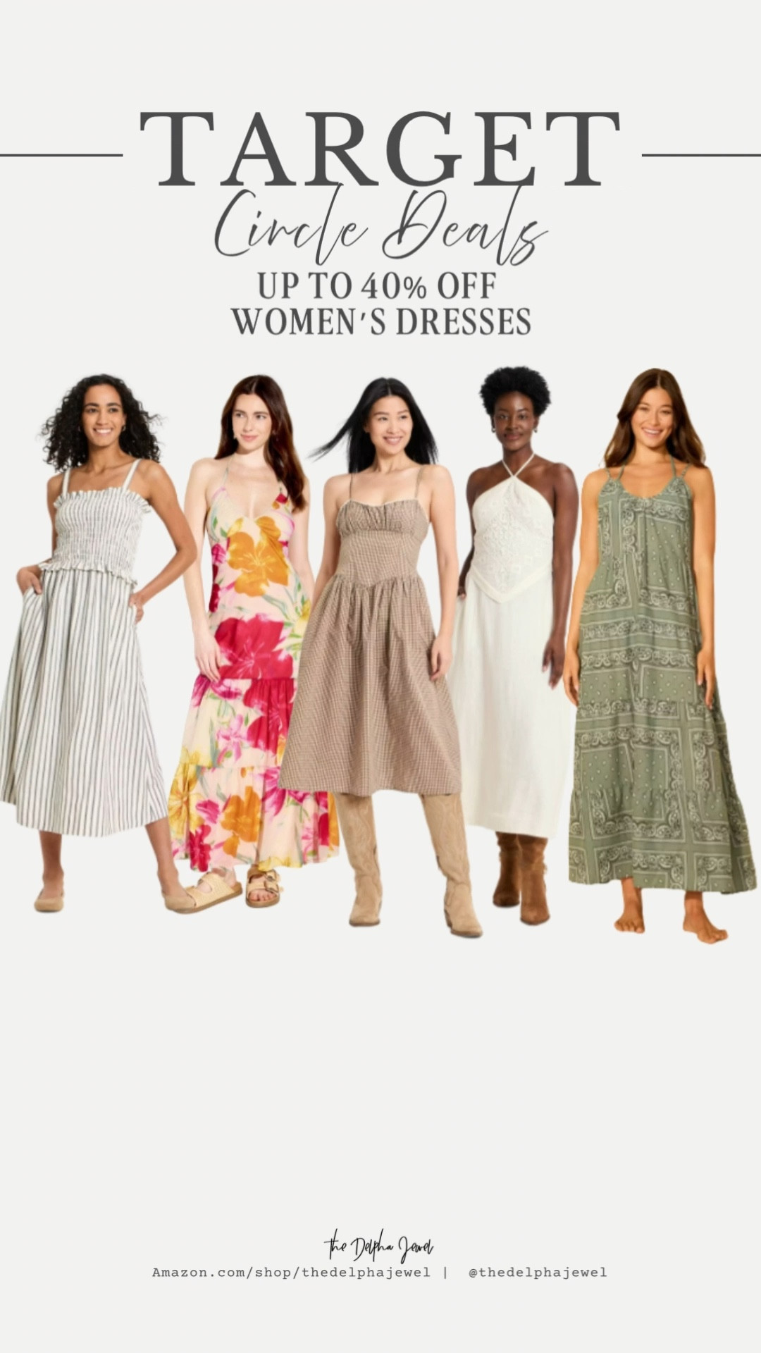 @Target circle deals - up to 40% off women's dresses 👗

#LTKgrwm #LTKSaleAlert