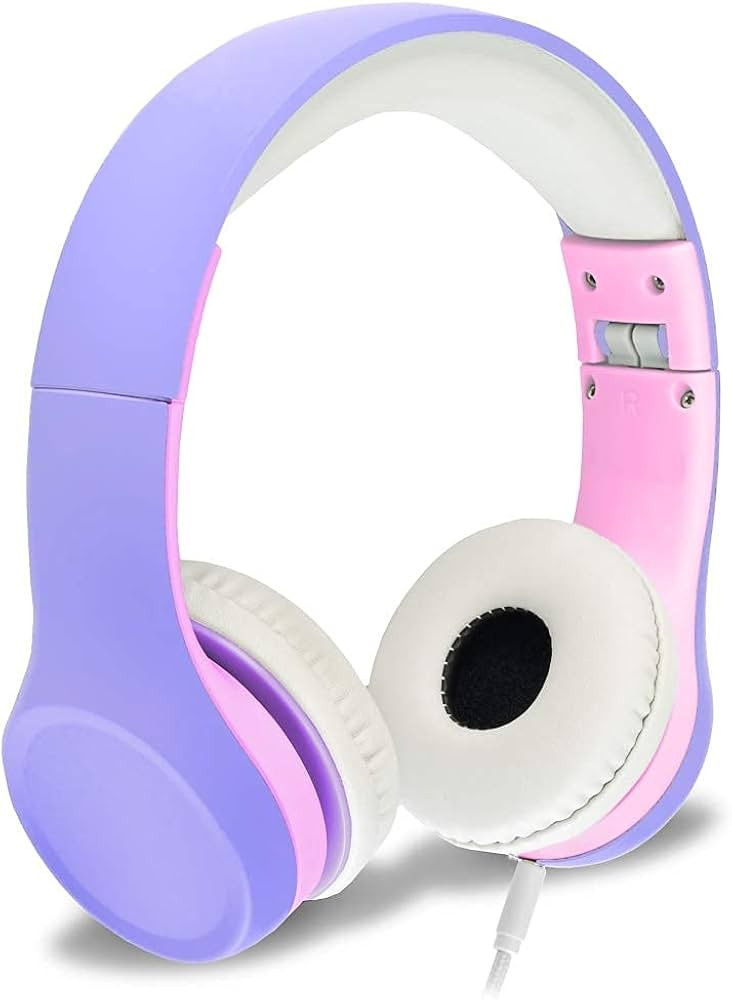 Kids Headphones Children’s Headphones for Kids Toddler Headphones Limited Volume (Lavender) | Amazon (US)