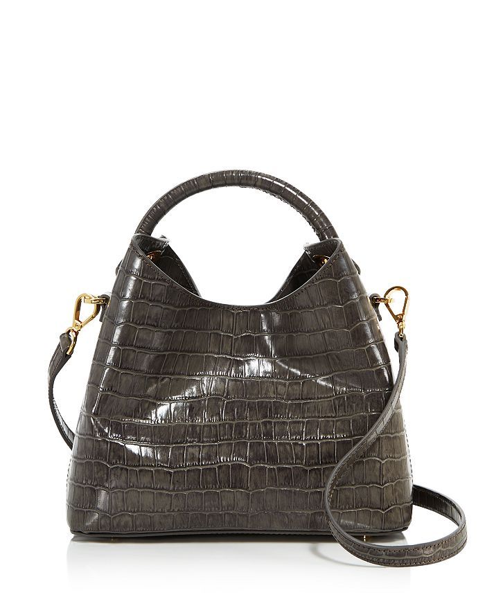 Croc-Embossed Satchel | Bloomingdale's (US)