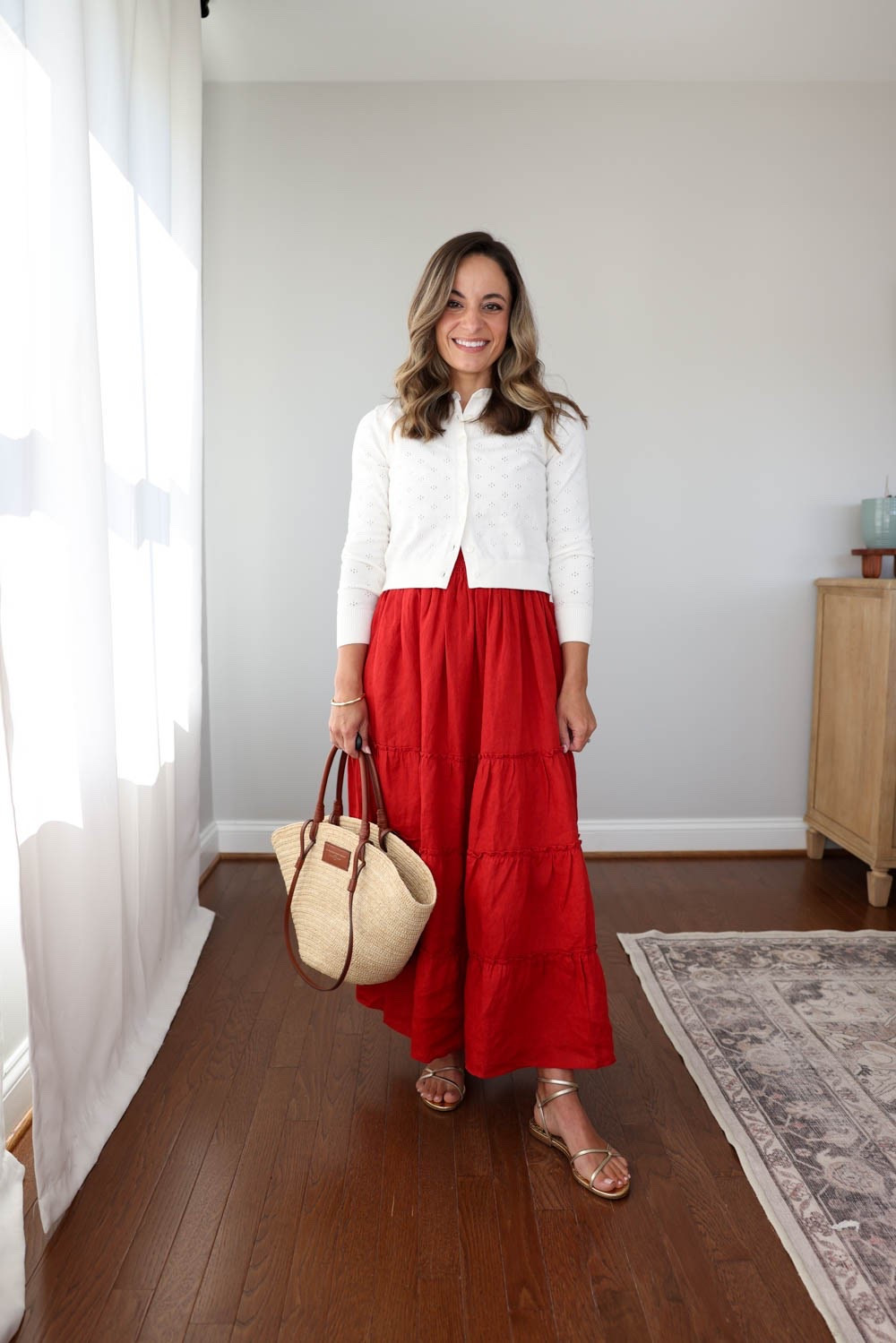 7 ways to layer a dress! 

Dress (Quince): xs in child red 

Cropped cardigan (old navy): petite xs - also linked options with a similar fit, this exact cardigan has sold out. 

shoes are true to size and are linked as well.

#LTKPetite