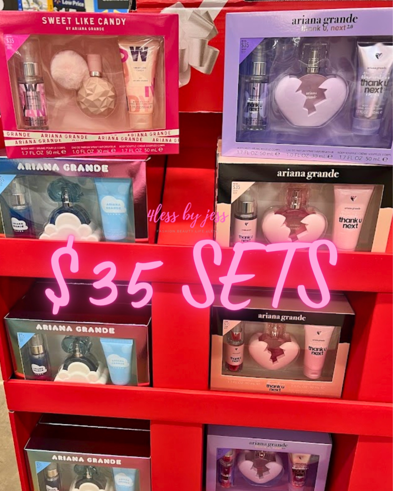 $35 Ariana Grande Perfume Sets at Walmart 

#LTKHoliday #LTKGiftGuide #LTKbeauty