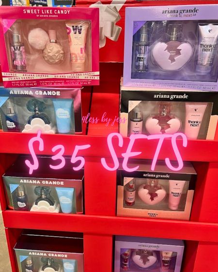 $35 Ariana Grande Perfume Sets at Walmart 

#LTKHoliday #LTKGiftGuide #LTKbeauty