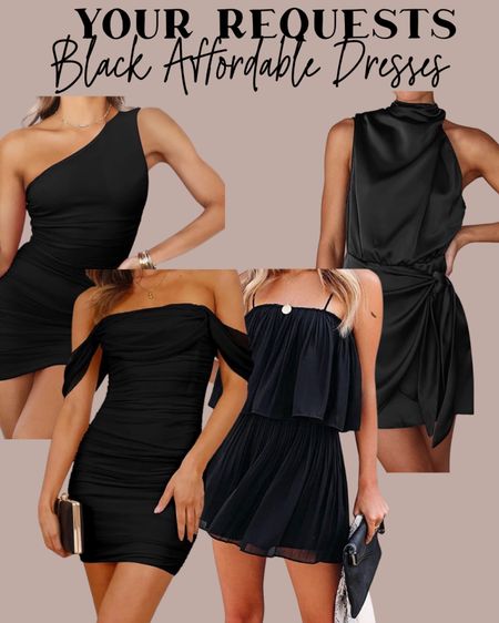 Black affordable Amazon dresses party wedding guest dress 

#LTKFindsUnder100 #LTKFindsUnder50 #LTKSaleAlert