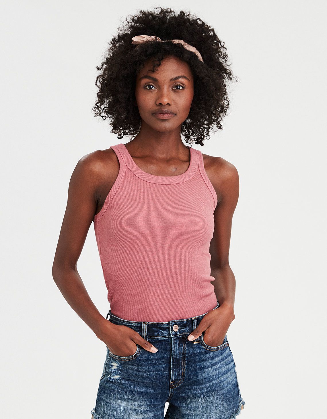 AE High Neck Tank Top | American Eagle Outfitters (US & CA)