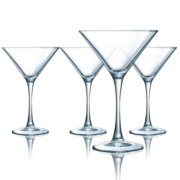 Luminarc Eckert 4 Piece 7.5 oz. Martini Glass Set | Wayfair North America