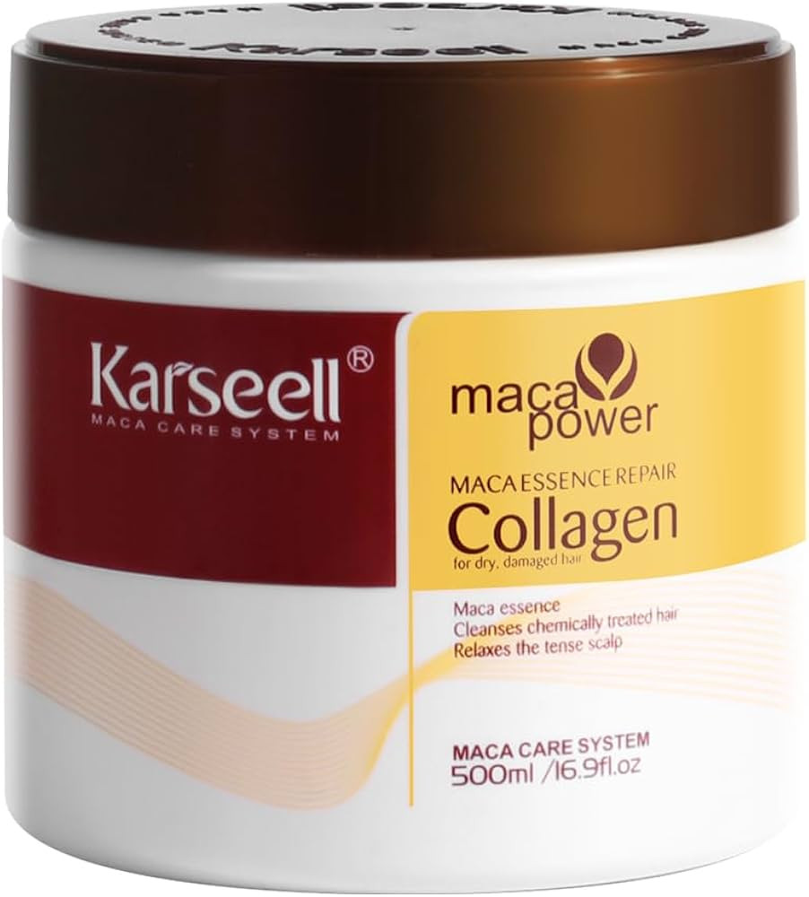 Karseell Collagen Hair Treatment Deep Repair Conditioning Argan Oil Collagen Hair Mask Essence fo... | Amazon (US)