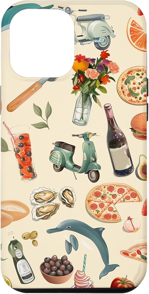 iPhone 14 Pro Max Summer Aesthetic Italian Beach European Vacation Collage Case | Amazon (US)