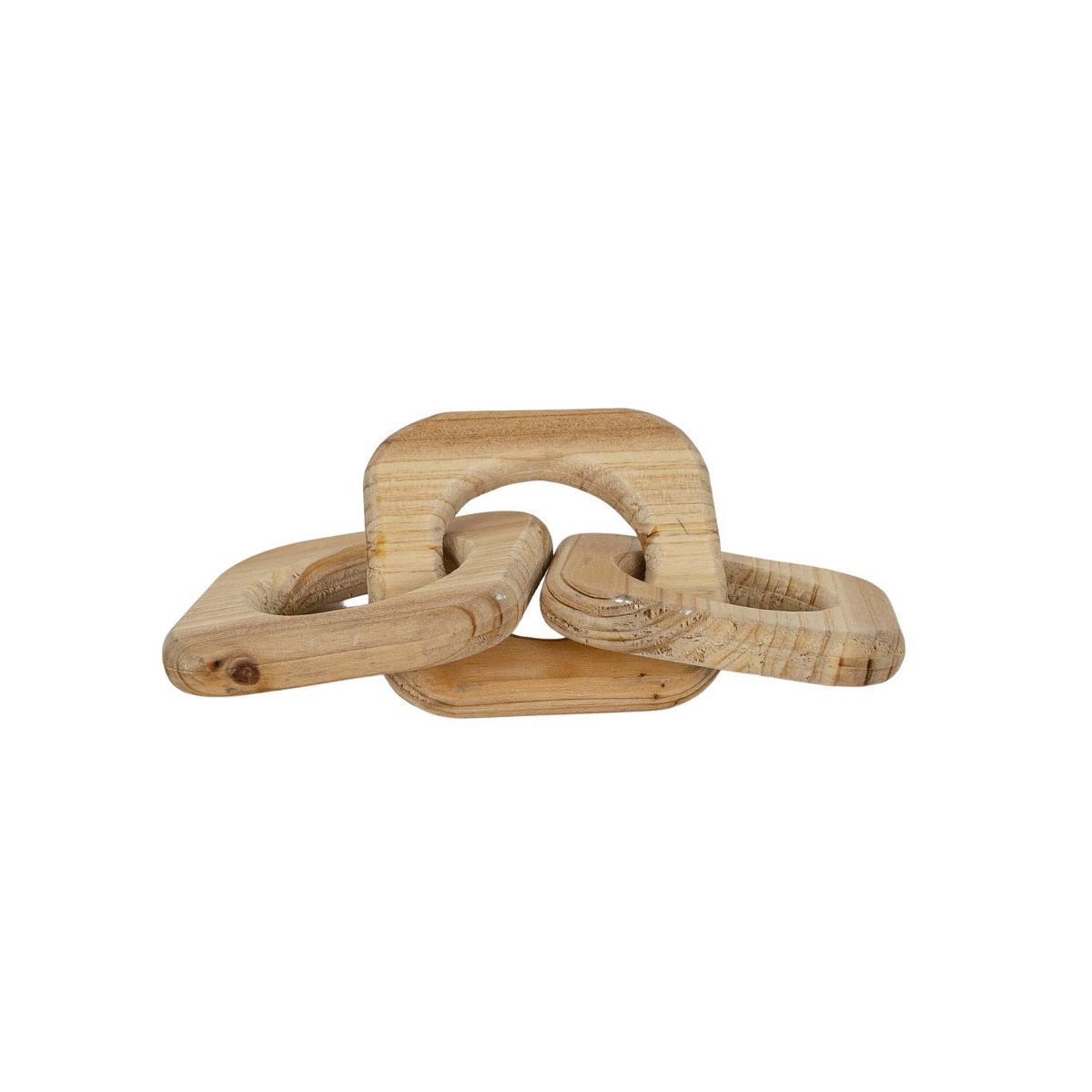 Linked Chain Accent Natural Wood by Foreside Home & Garden | Target