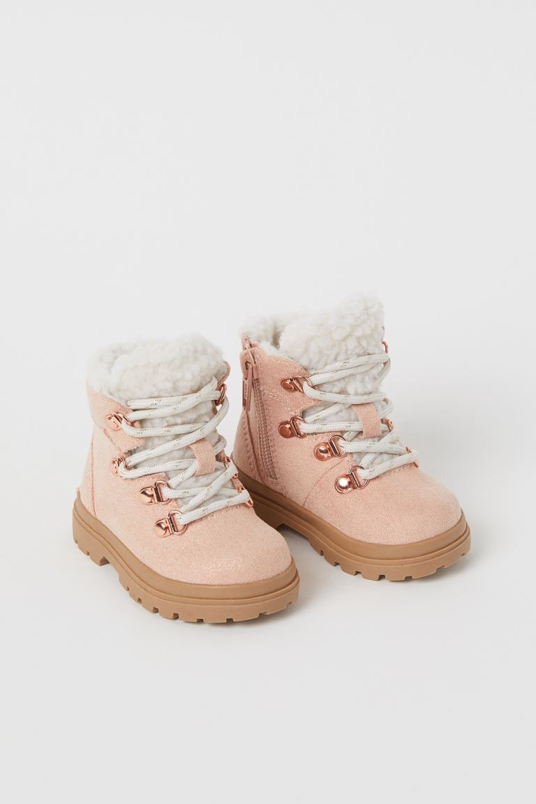 Faux Shearling-lined Boots | H&M (US + CA)