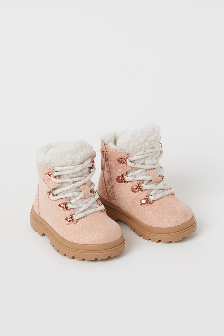 Faux Shearling-lined Boots | H&M (US + CA)