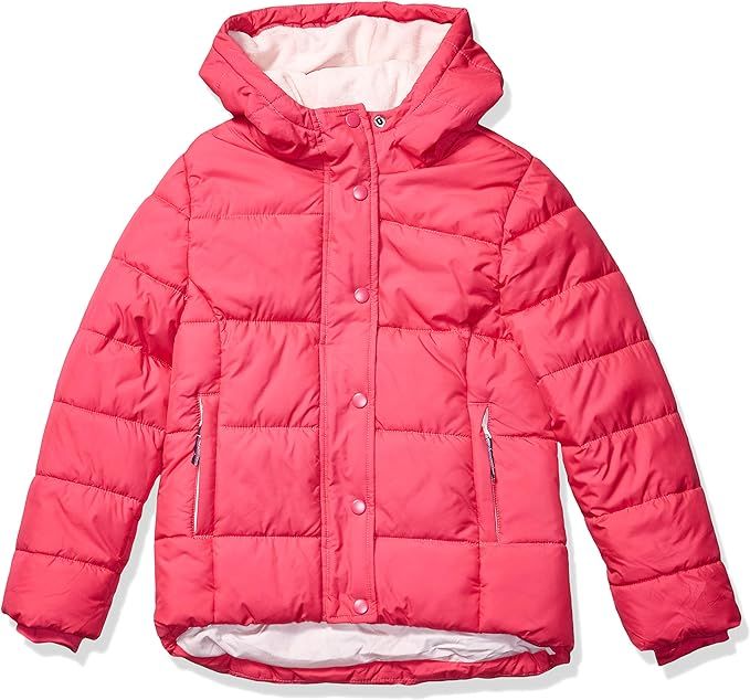 Amazon Essentials Girls and Toddlers' Heavyweight Hooded Puffer Jacket | Amazon (US)