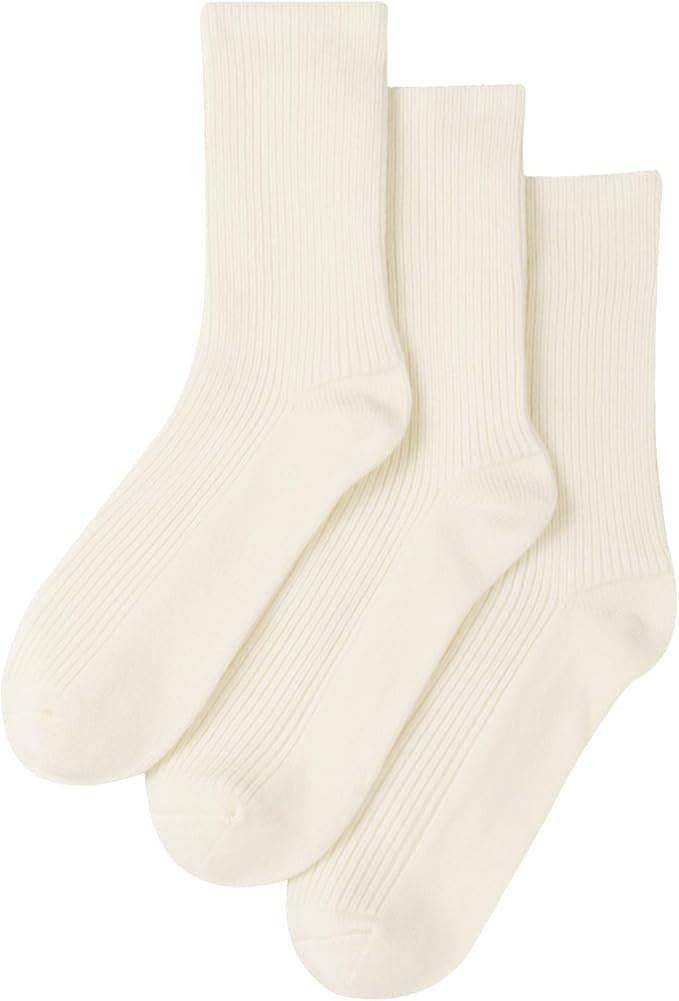 MELUSA 3 Pairs Wool Cashmere Socks for Women, Super Soft Warm Cozy Winter Gift Crew Socks | Amazon (US)