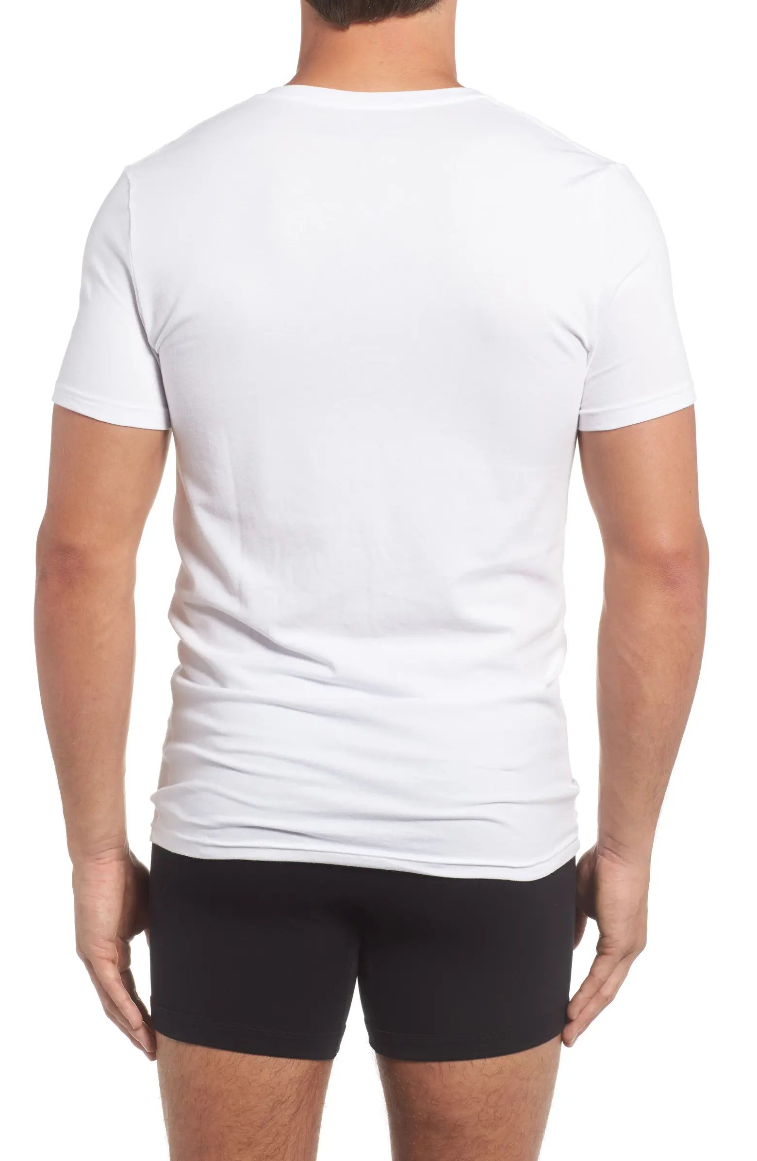 Trim Fit 3-Pack Stretch Cotton V-Neck T-Shirt | Nordstrom