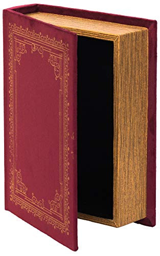 Decorative Vintage Book Shaped Trinket Storage Box- Red | Amazon (US)