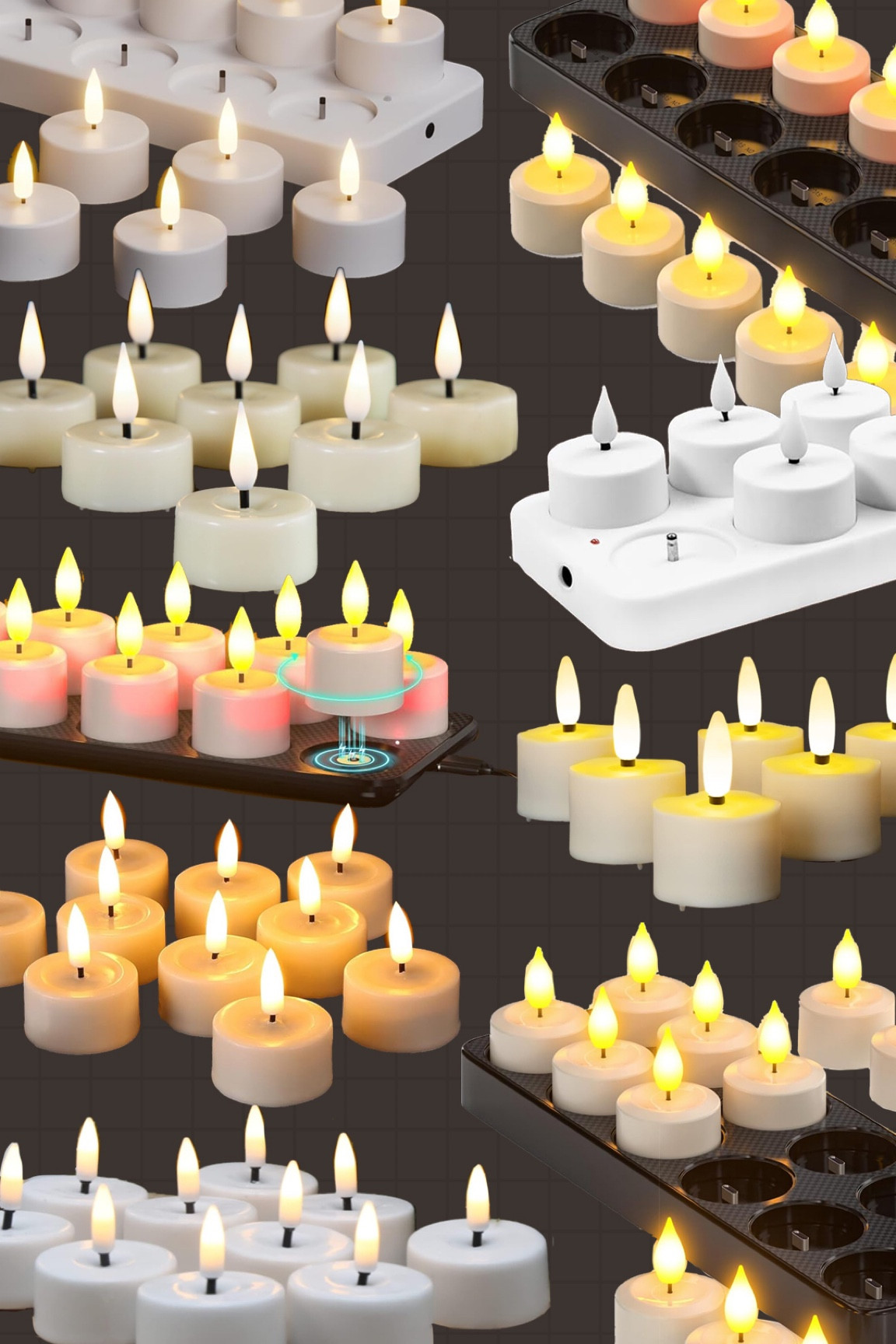 Round up of flameless tea lights 

#LTKFindsUnder100 #LTKFindsUnder50 #LTKHome