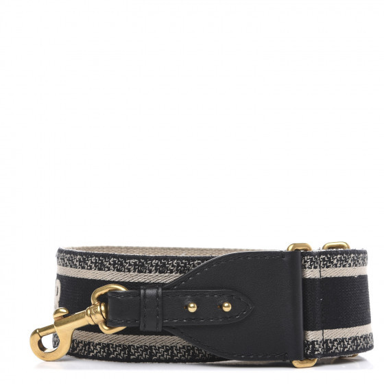 Canvas Embroidered Book Shoulder Strap Blue | Fashionphile