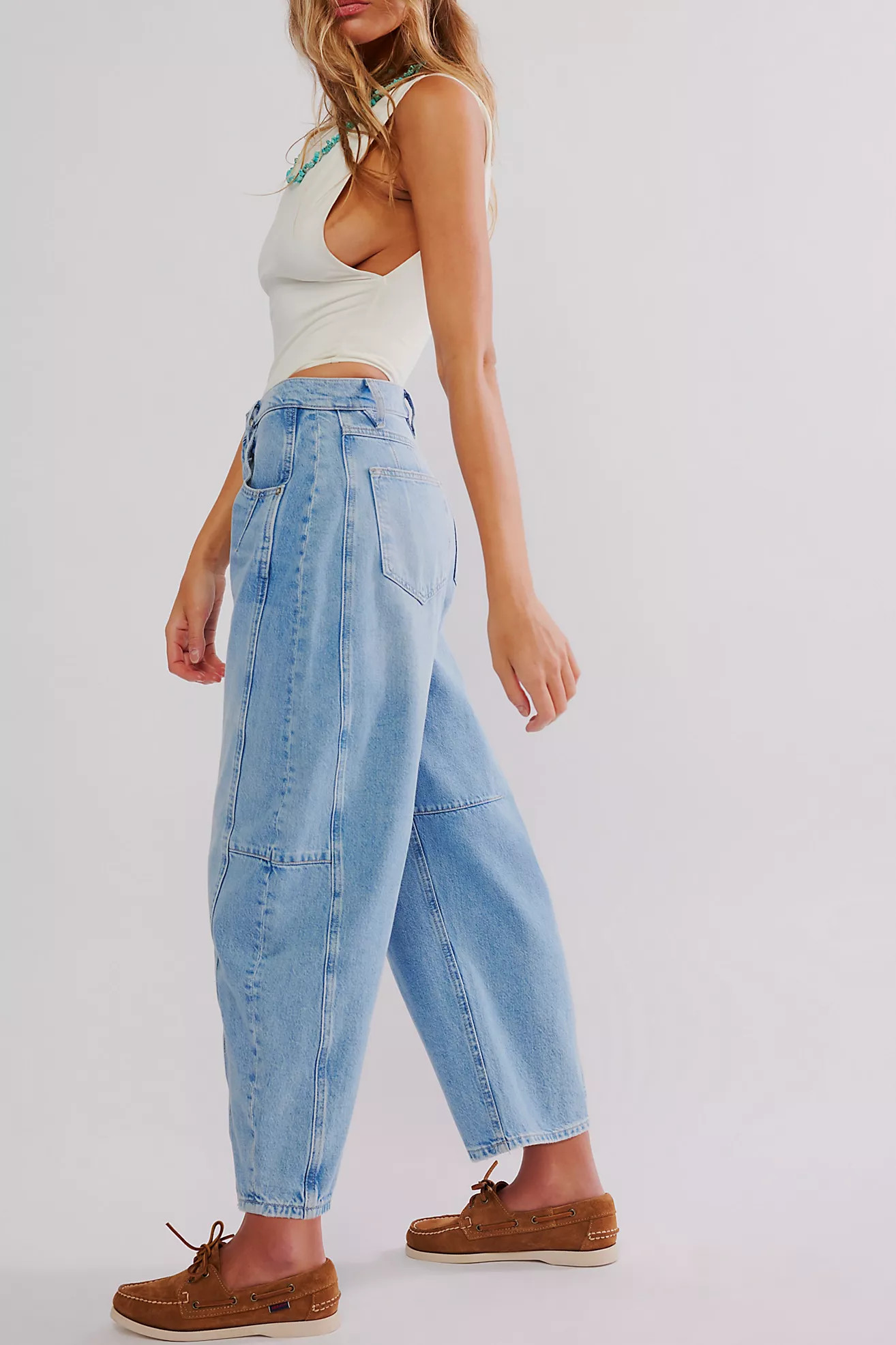 CRVY Venus Barrel Jeans | Free People (Global - UK&FR Excluded)